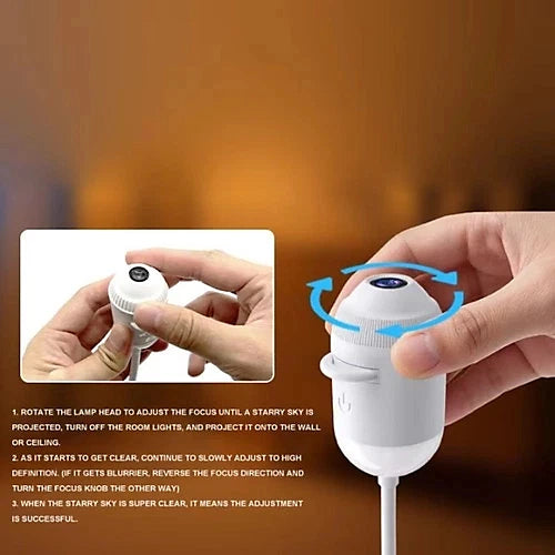 Portable Mini USB Sky Projection Lamp