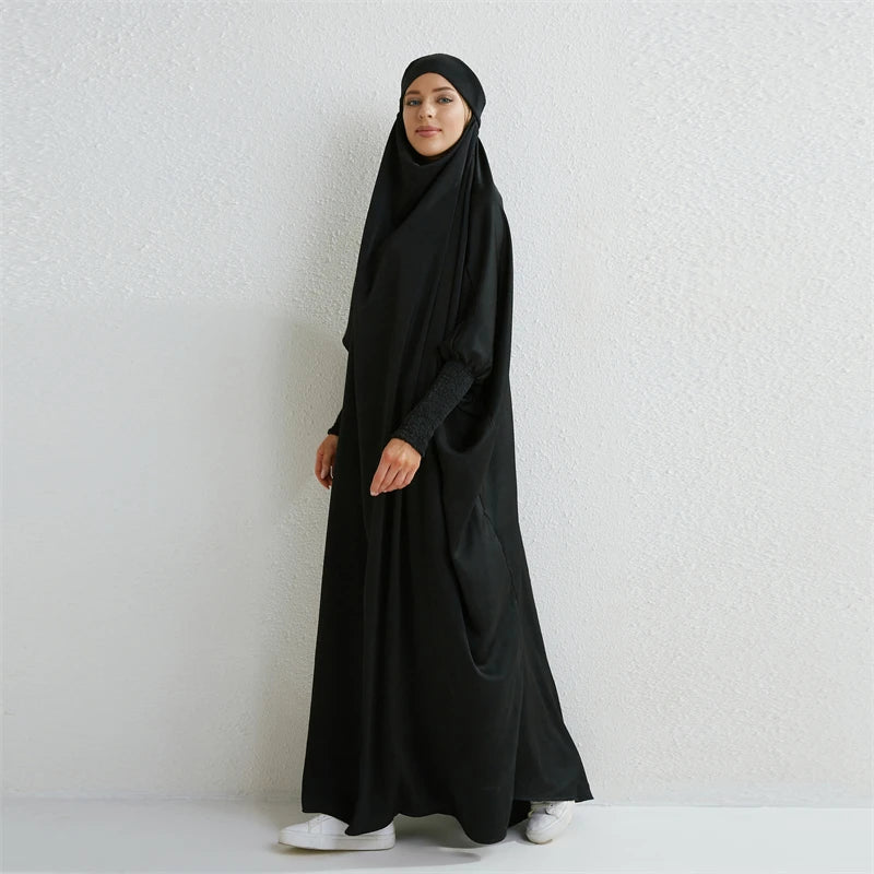Muslim Abaya One-piece Prayer Dress for Women