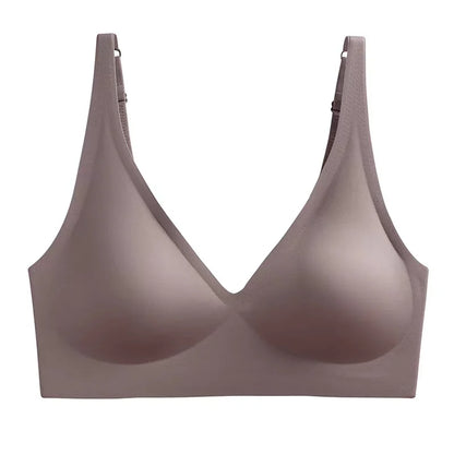 Ladies Underwear V-neck Comfortable Thin Top Bra