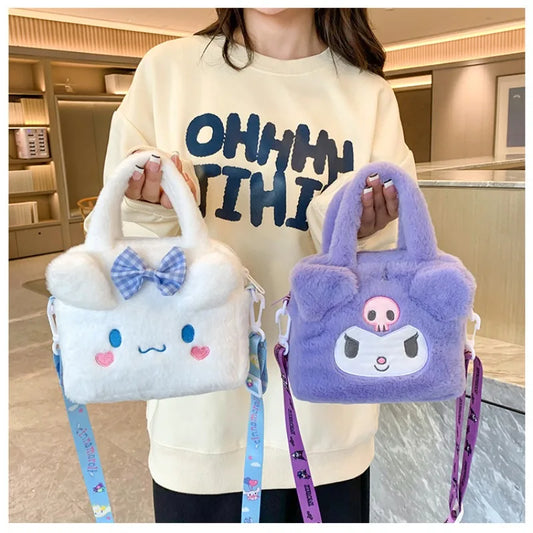 Cartoon Anime Plush Handbag