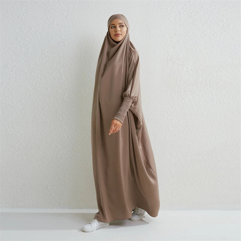Muslim Abaya One-piece Prayer Dress for Women