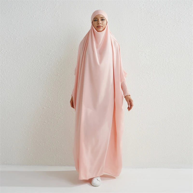 Muslim Abaya One-piece Prayer Dress for Women