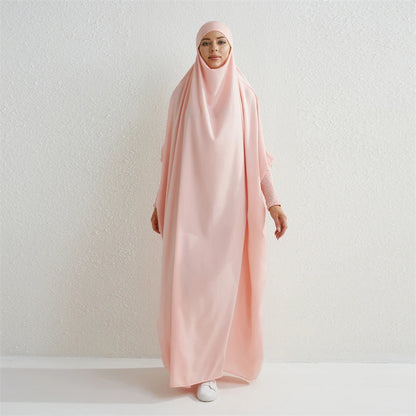 Muslim Abaya One-piece Prayer Dress for Women