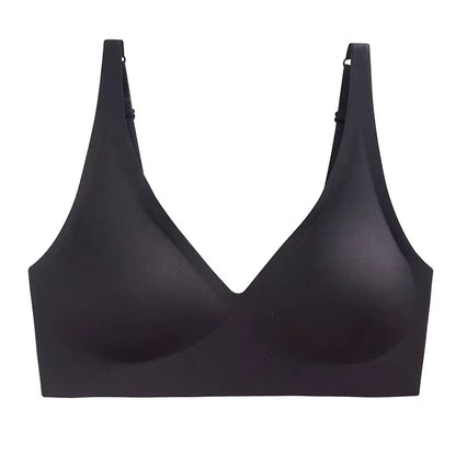 Ladies Underwear V-neck Comfortable Thin Top Bra