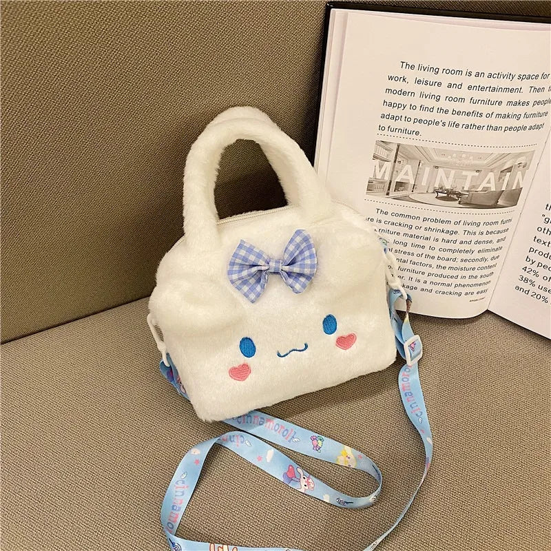 Cartoon Anime Plush Handbag