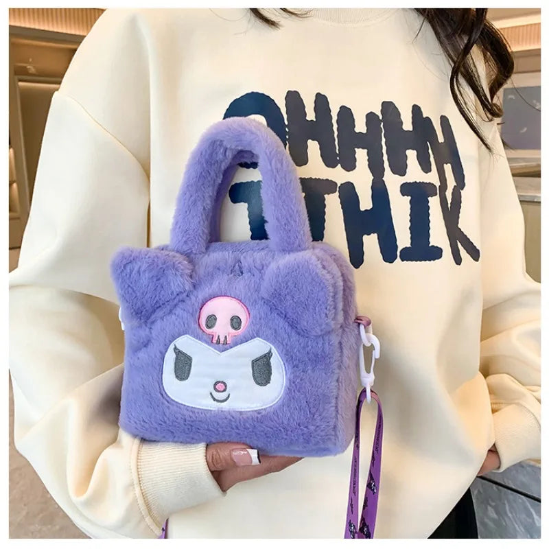 Cartoon Anime Plush Handbag