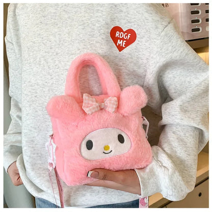 Cartoon Anime Plush Handbag