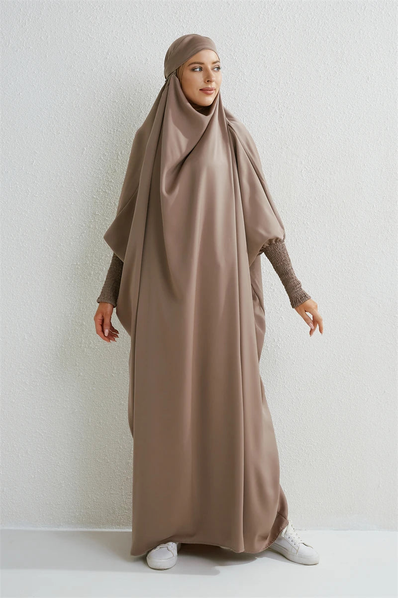 Muslim Abaya One-piece Prayer Dress for Women