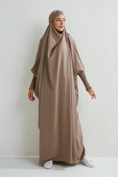 Muslim Abaya One-piece Prayer Dress for Women