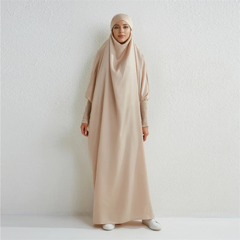 Muslim Abaya One-piece Prayer Dress for Women